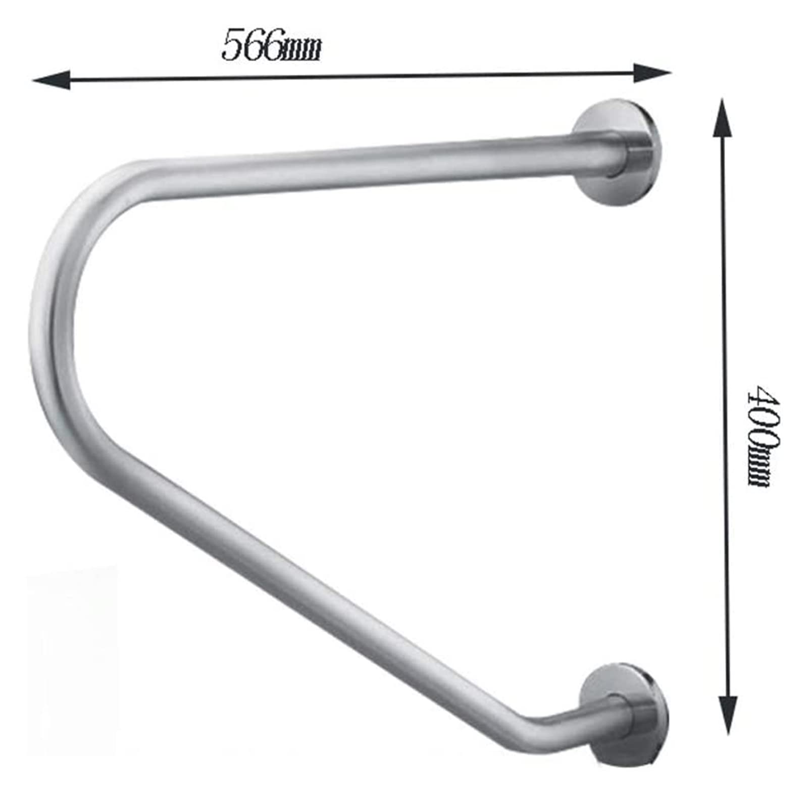 Baño para Agarraderas Pasamanos de seguridad de acero inoxidable con ventosa, reposabrazos antideslizante de acero inoxidable, soporte de pared for barra de agarre