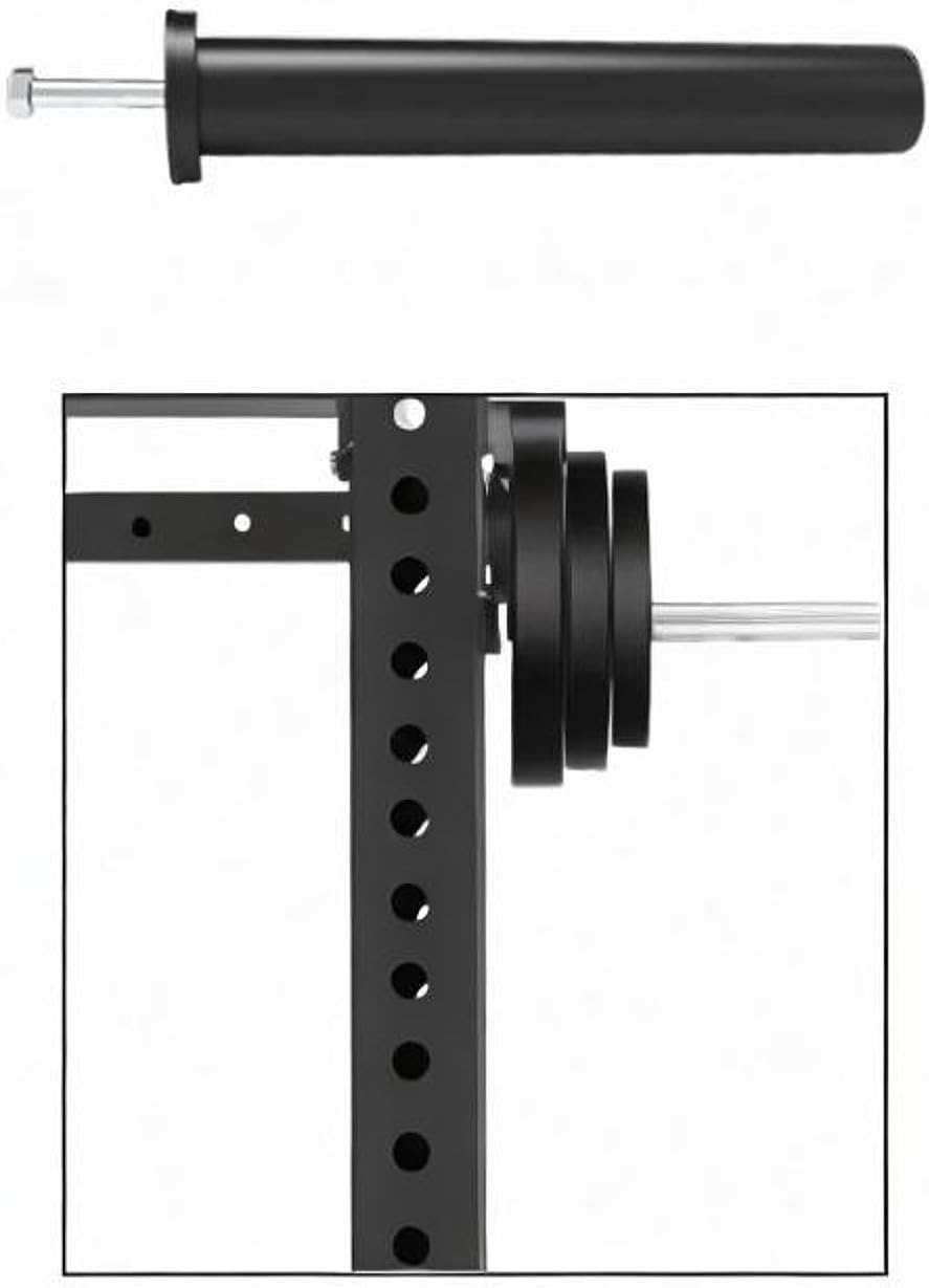 Weight Plate Holder for Power Squat Rack Attachments, Accessories for Strength Training, 48mm single bolt