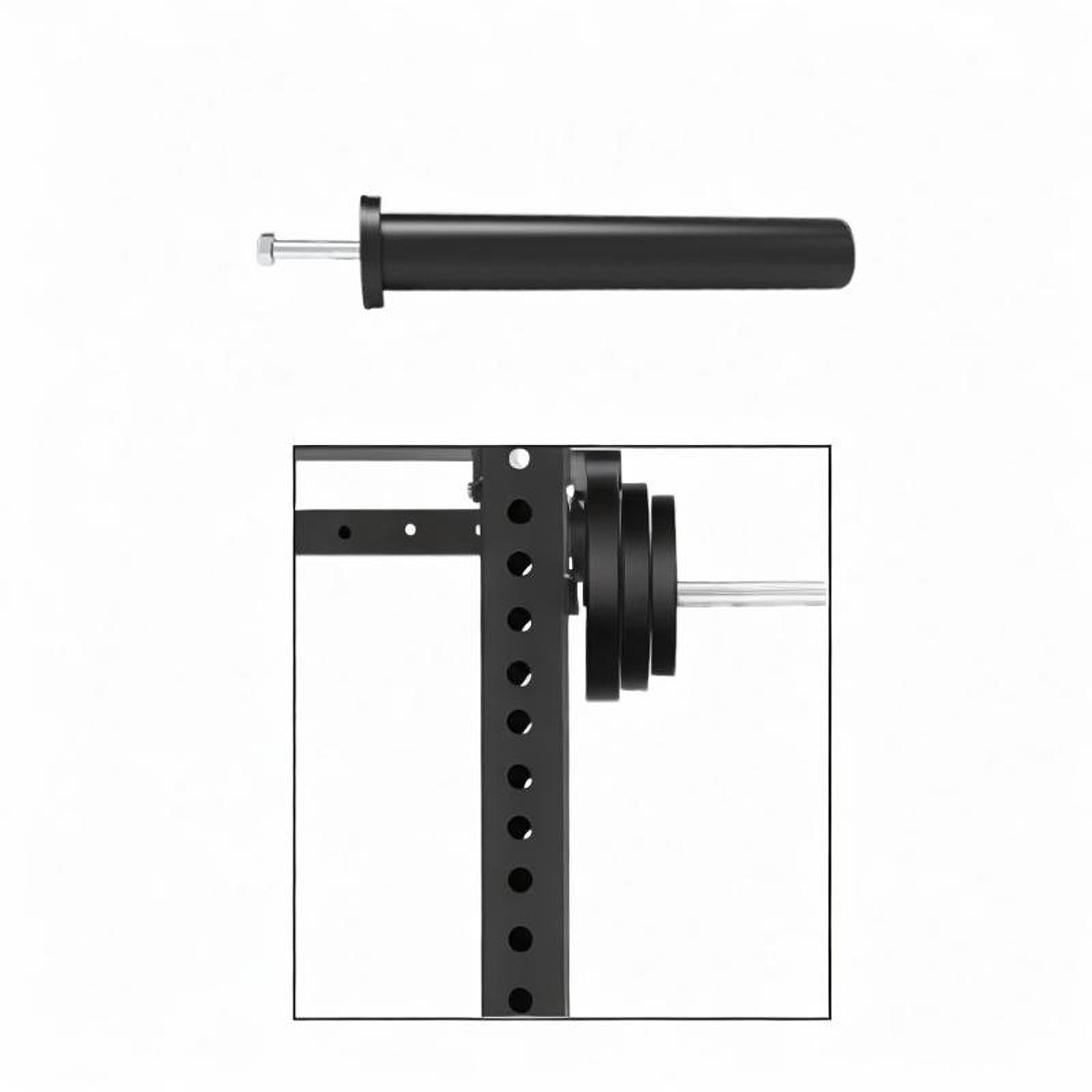Soporte para Discos de Pesas para Accesorios de Rack de Sentadillas, Práctico Y Resistente Organizador de Discos de Pesas para Entrenamiento Y Ejercic