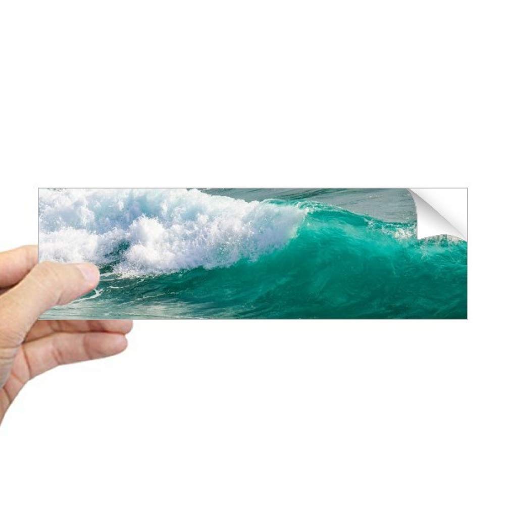 Sticker vagues d'eau de mer pour fenêtre de salle de bain effet nature