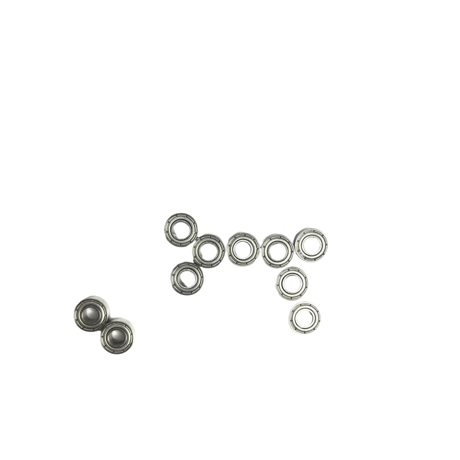 10PCS 1601ZZ 1602ZZ 1603ZZ Bearing 4.762 * 17.462 * 6.35mm ABEC-1 British 1601 ZZ Z Ball Bearing 1601-2Z Bearing(1601ZZ)