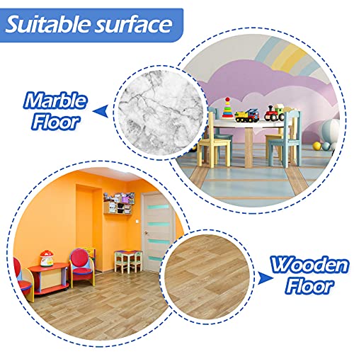 10 Number Diy Hopscotch Game Wall Stickers Floor Decals Primary Color Dots Wall Decals Set Colorful Rainbow Floor Decals For Baby Kids Room Nursery Classroom Play Room #TOP6