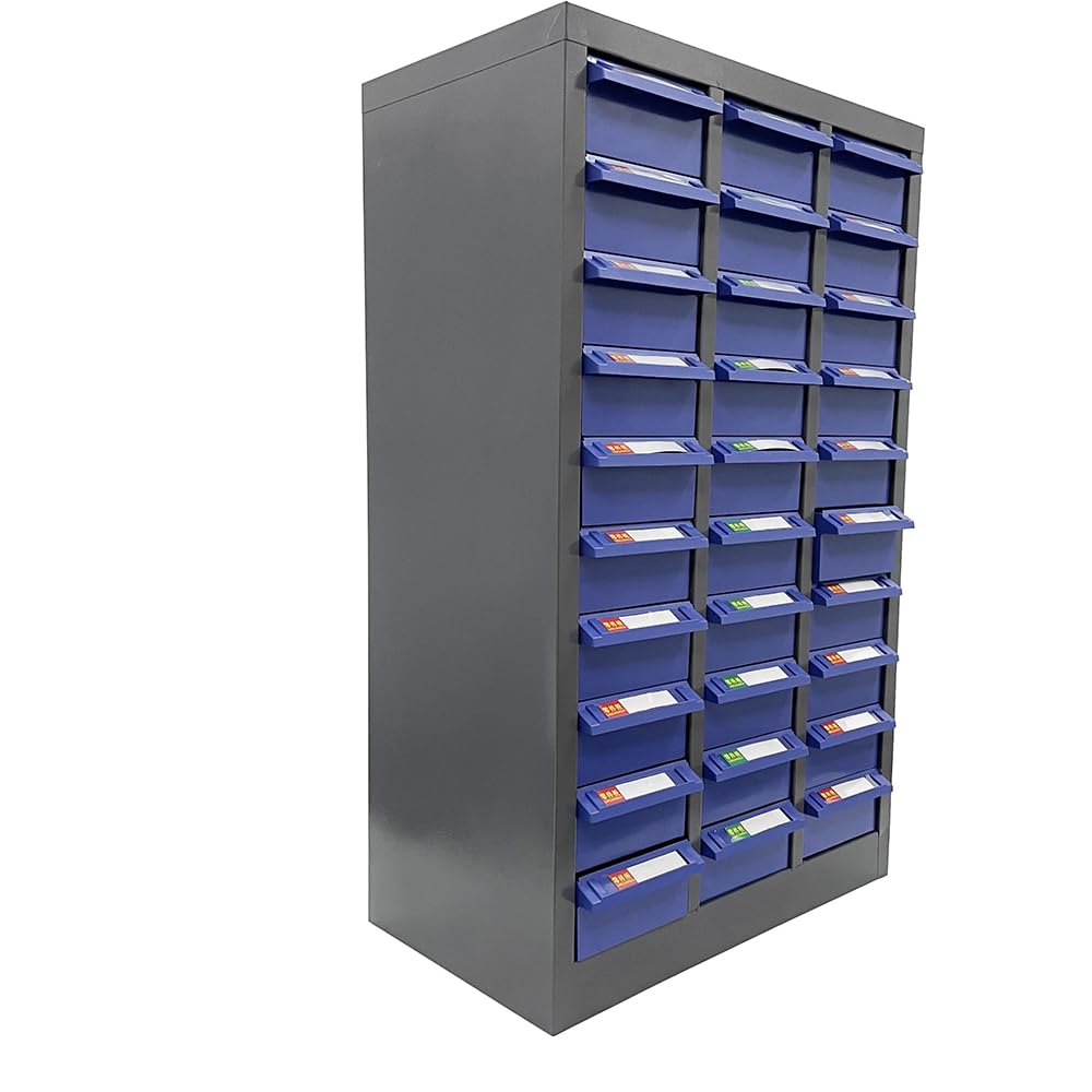 HQHAOTWU Parts Cabinet with 30 Large Drawers Tool & Office Supplies Storage Cabinet