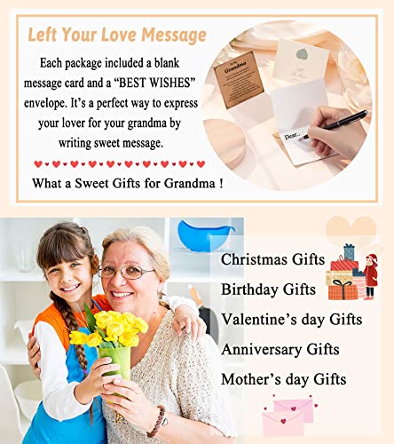 Image of Heart Charm Bracelet for Nana Grandma Bonus Mom Birthday Gifts