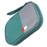 DECORNIJIA 携帯用ミニ救急収納バッグ ポータブル ポーチ 大開口ジッパー付き 耐摩耗性素材 家 旅行 アウトドア対応緊急 品ケース