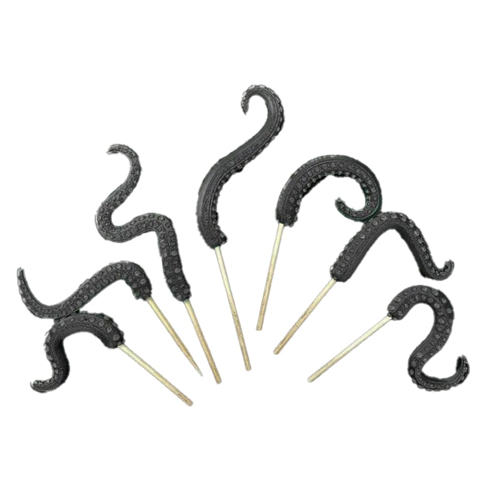 CTRLZS 7PCS SeaMonster Tentacles Tentacle Plant Stake Garden Stakes for Plant Decor Tentacle Stakes D