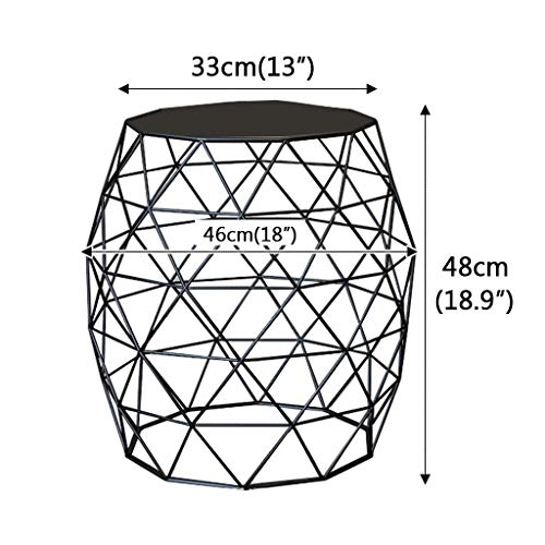 Tables d'extrémité de café en métal pour optimiser l'espace - 4