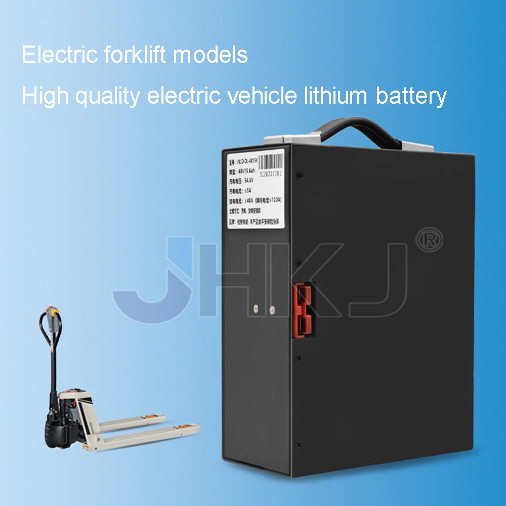 Batterie al Litio per carrelli elevatori elettrici da 48 V 10,4 Ah 15,6 Ah 18 Ah, Batteria per Camion di carico e Scarico da 48 Volt per Magazzino e logistica.