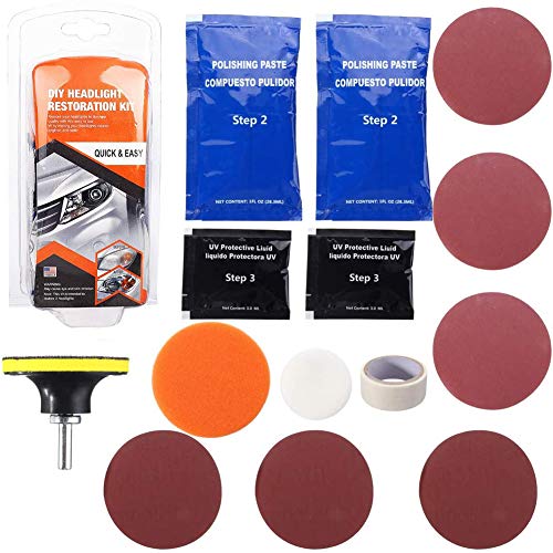 belupai Koplamp-restauratieset, reparaties, mat koplampglas, restauratieset, geschikt voor auto's, motorfietsen, motorfietsen - Image 3