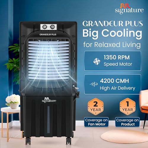 Image of RR Signature GRANDEUR PLUS Desert Air Cooler 100 LTR 【Dark Grey】