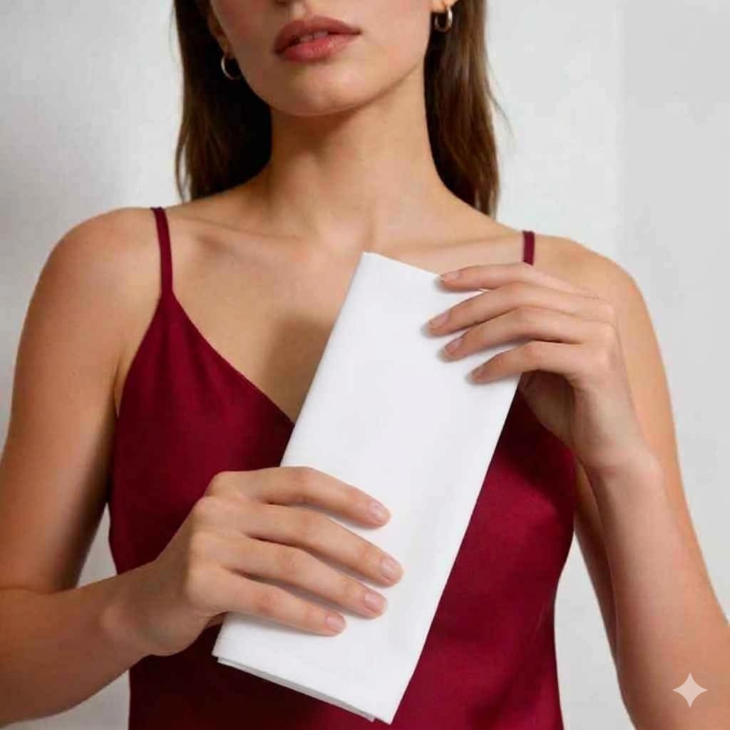 White Airlaid Napkins - 200 Pack Linen Feel Paper Guest Towels, Extra Thick & Highly Absorbent Cloth-Like Dinner Napkins, Lint-Free Disposable Hand Towels for Weddings, Parties, 16.5" x 12"