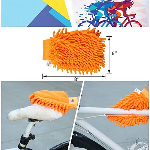Bike Cleaning Kit (9pcs), Including Chain Cleaner for