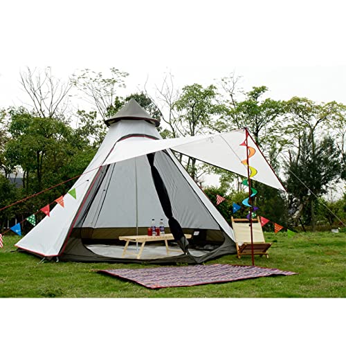 Carpa Familiar Ultralarge Doble Capa Hexagonal Camping miniatura 3