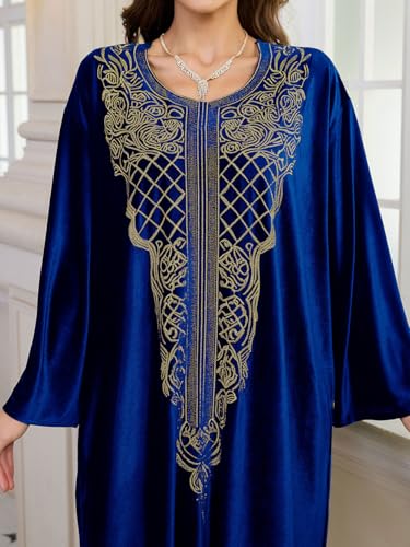 Women's Cotton Kaftan Loungewear Boho Homewear Oversized Kimono Maxi Beach Dress Cover Ups Robes2