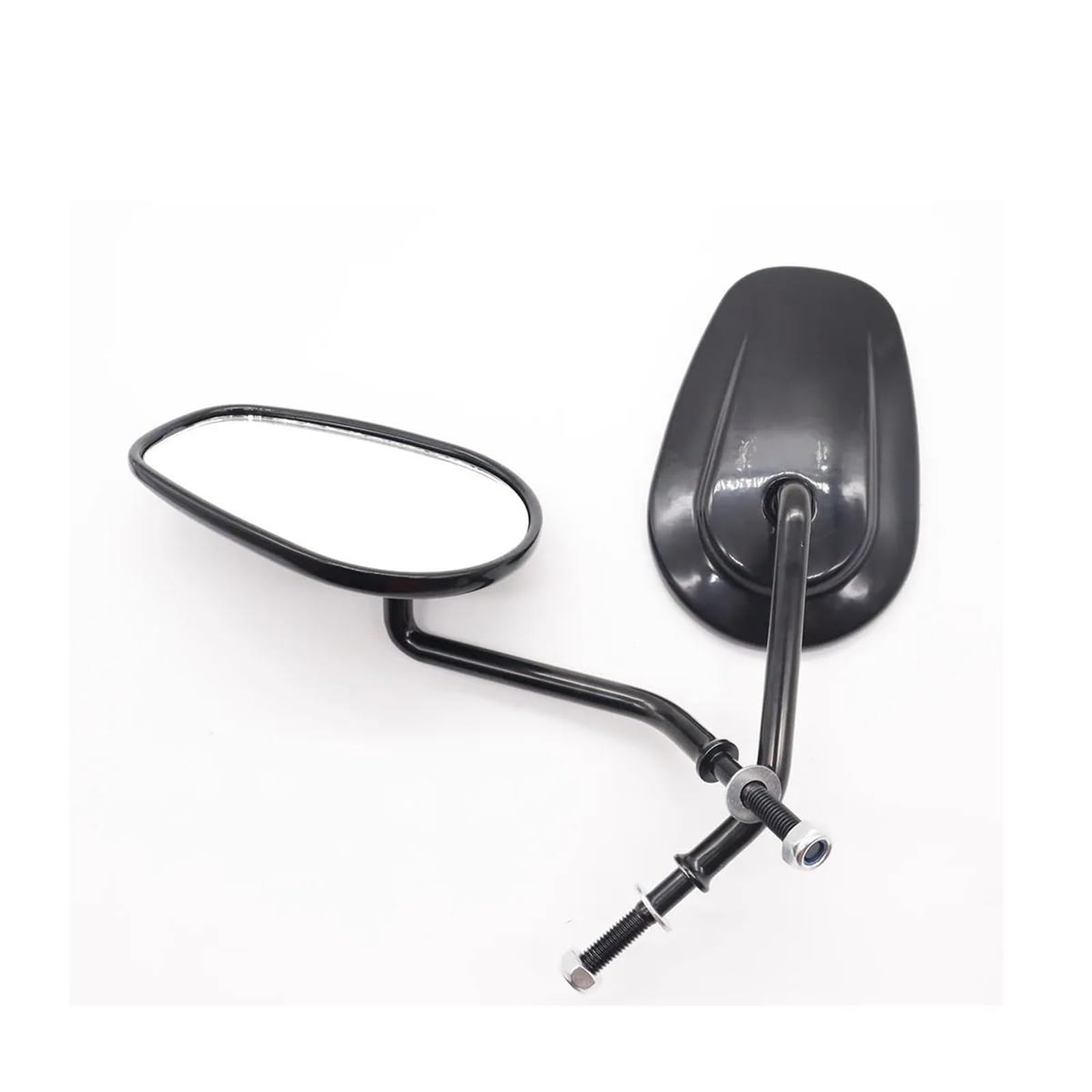 Rétroviseurs Moto Noirs 8mm pour Supprimer les Vibrations sur Road Glide