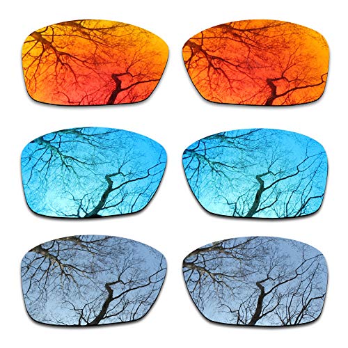 ToughAsNails 3 Pair Polarized Replacement Lenses for Oakley Hijinx Pack-IFS3