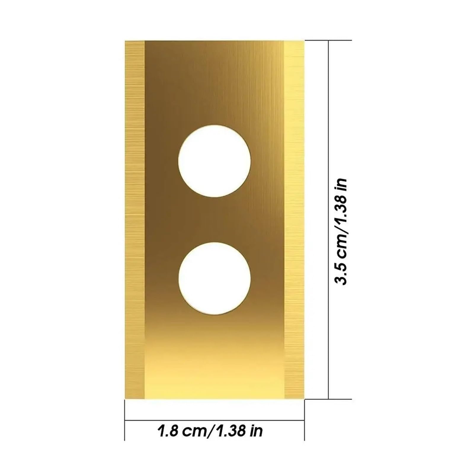 Lame Di Ricambio In Acciaio Inossidabile for Tosaerba | Lama for tosaerba dal design a 2 fori compatibile con gli accessori for tosaerba robot Mammotion Luba(A 30PCS)