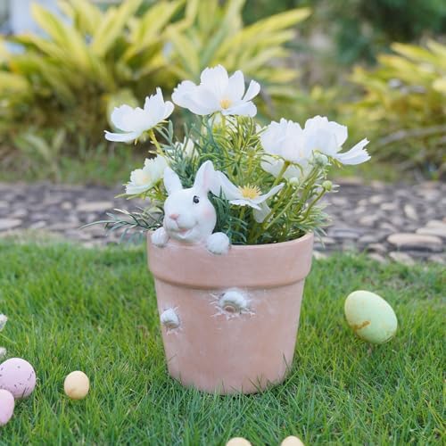 Easter - Spring Flower Pot - Bunny Decor - Easter Decoration - De...