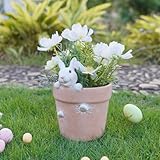 Easter - Spring Flower Pot - Bunny Decor - Easter Decoration - Decorative Garden Pots...