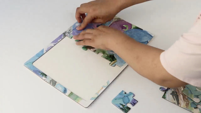 Amazon.com: 4 in 1 Increasing Difficulty Kid Puzzle for Kids, Ages