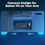 Small Gaming Desk with LED Lights & Power Outlets, 47 Inch Computer Desk with Monitor Stand, PC Gaming Table with Carbon Fiber, Black - Image 4