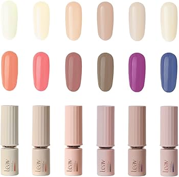 Amazon | Leav メイクオーバー反転ジェルネイル6カラーセット
