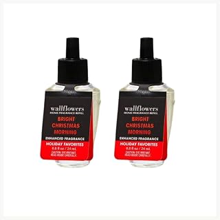 Bright Christmas Morning Fragrance Wallflowers Refill 2-pack, 1.6 fl. oz. total (Packaging Label Styles May Vary)