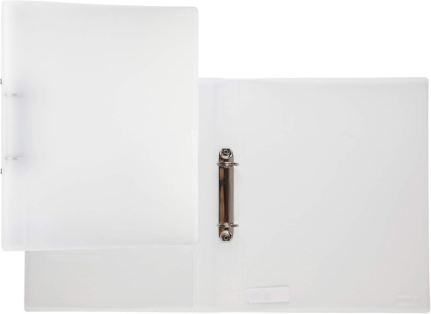 Idena 224334 A4 Ring Binder - 2 Rings White, transparent - Image 5
