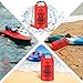 TAINAT 30L Sand Anchor Bag, 2 in 1 Waterproof Dry Bag for Small Boat, PWC Anchor Kit with Adjustable Buoy Compatible with Jetski, Kayak, Water Sports