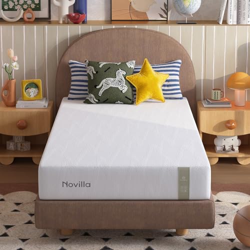 Image of Novilla 8 Inch Full Mattress in a Box, Full Size Gel Memory Foam Mattress in a Box, Upgraded Support System for Enhanced Stability, Pressure Relief, CertiPUR-US Certified