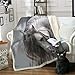 HAOTTP Super Soffice Soffice Coperta Unicorno Doppia Spessa Coperta con Stampa Digitale 3D Coperta Quadrata Coperta in Peluche Lenzuola N 150X200Cm