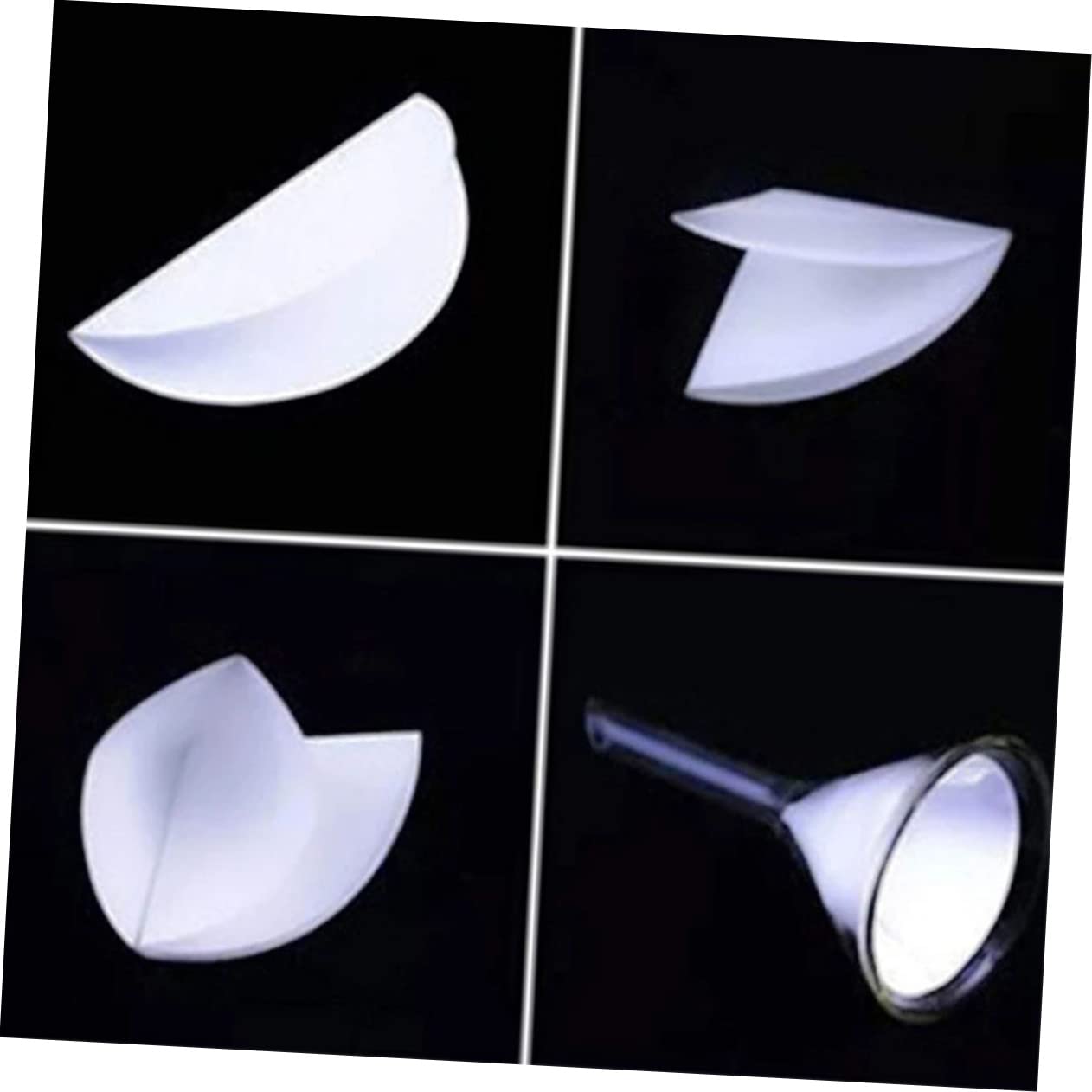 SOLUSTRE 300sheets Qualitative Filter Paper Discs Round Oil Test Paper for Labs High Particle Retention for Chemical Analysis and Filtration Tasks