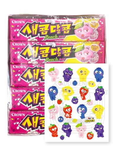 Dulces Crown Sabor Durazno 435g (29g X 15) miniatura 1