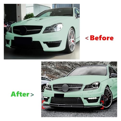 Becquets avant lèvre pour Benz Classe C C63 AMG W204 2011-2014
