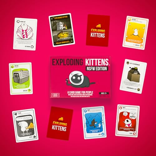 Image of Exploding Kittens NSFW Edition, 2-5 Players, Ages 17+ Card Game