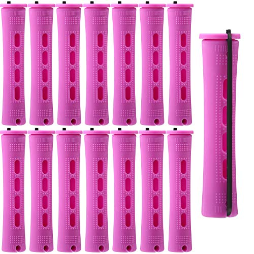 WILLBOND 60 Pcs Perm Rods for Long Hair Plastic Curl Rods Cold Wave Irons Curling Roller for Hair...