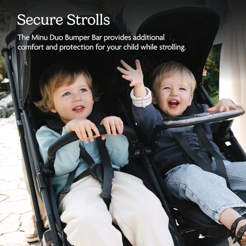 Image of UPPAbaby Bumper Bar for Minu Duo Stroller - Quick Attachment - Folds with Stroller - Saddle