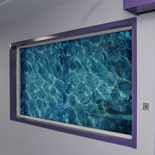 Raam Privacy Film Gebrandschilderd Glas Vintage Geometrie Raam Frosting Film Niet-Klevende Ondoorzichtige Raamstickers Statisch Vastklampen Verwijderbare Raamstickers Voor Thuiskantoor,4,45x100cm