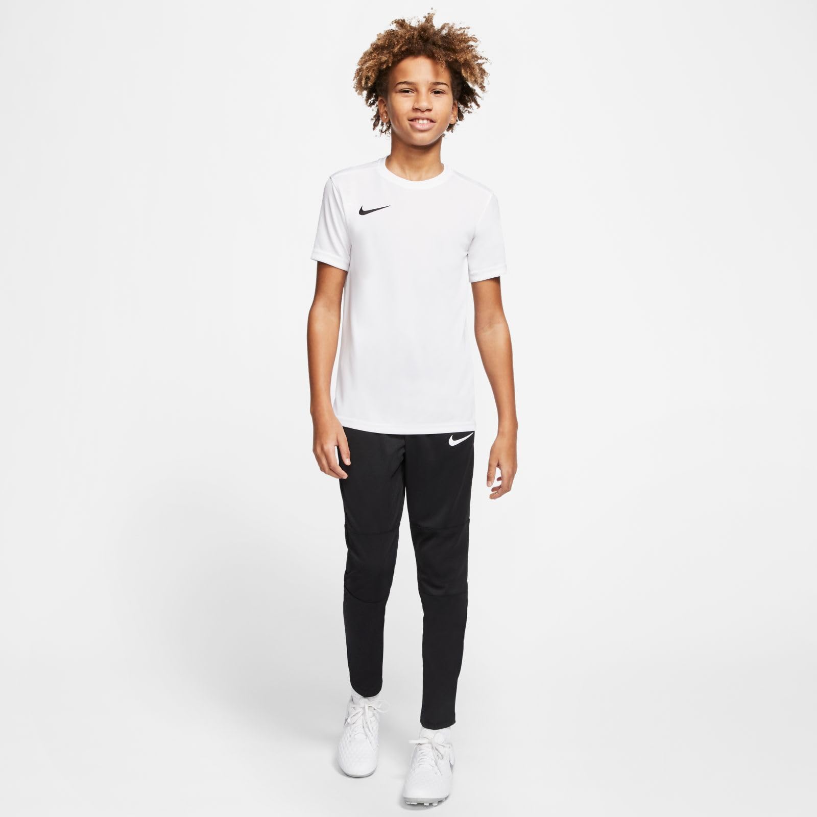 Nike Unisex Niños Camiseta de Manga Corta Nk Df Park 7, White y Black, BV6741-100, S