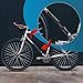K-Brands Bike Pump - Compact and Portable Bike Floor & Sports Ball Air Pump - Aluminum Alloy Bicycle Tire Pump with Puncture Kit