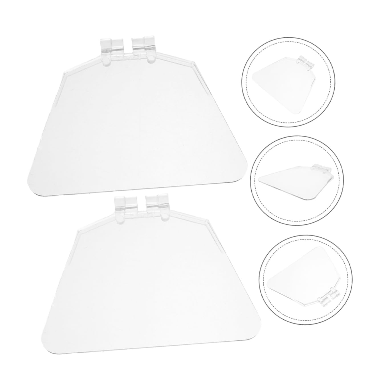 Veemoon Grinder Cover Shield Eyeshield Bench Grinder Eye Shields Bench Guard 4pcs