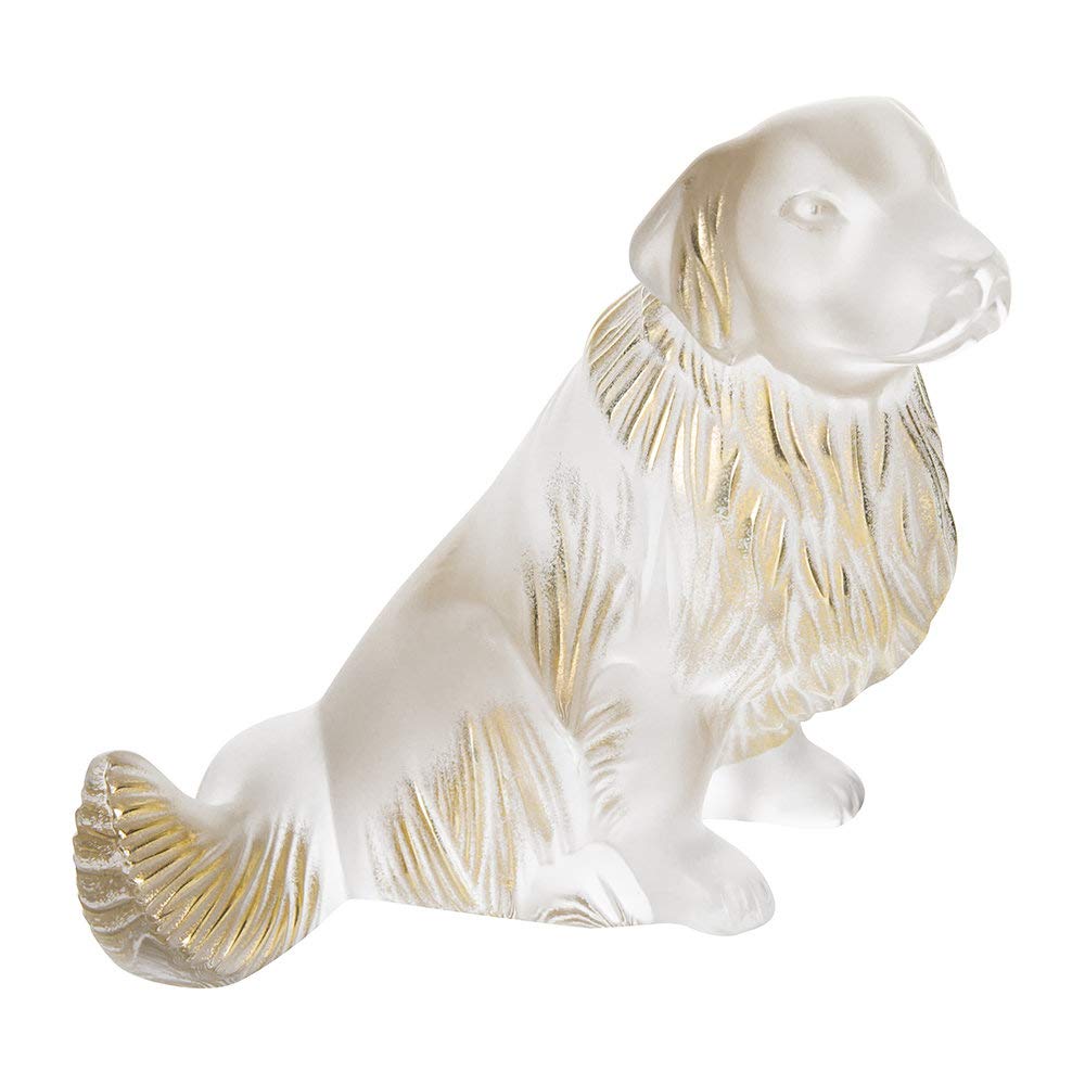Amazon.com: Lalique Golden Retriever Dog Sculpture in Clear