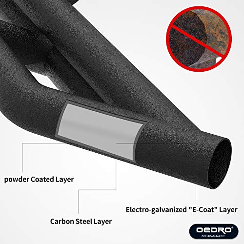 Oedro 6" Running Boards Compatible With 2015-2022 Chevy Colorado/Gmc Canyon Crew Cab, Textured Black Side Step Nerf Bars #TOP5