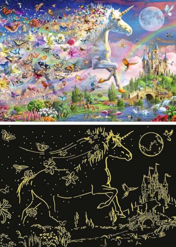 Puzzle Ravensburger Fantasy Licorne Étoile 200 Pièces - vue 3