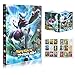 Cartes Album, Album Classeur, Classeur Pokemon, Livre de Cartes de Collection, Classeur Compatible Avec Cartes Pokemon, 18 Pages Peut Contenir Jusqu'à 324 Cartes (3D Super Dream)