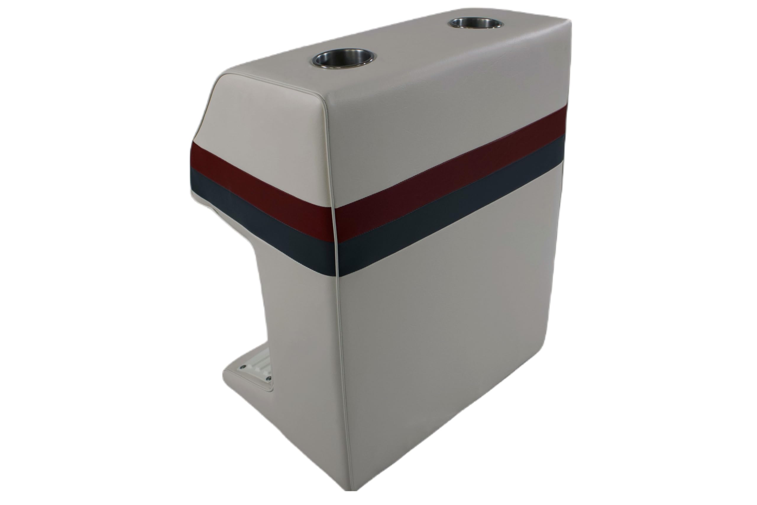 Horizon Manufacturing Premium Series Pontoon Captain, Steering Stand 3005-AAEC White/Red/Charcoal