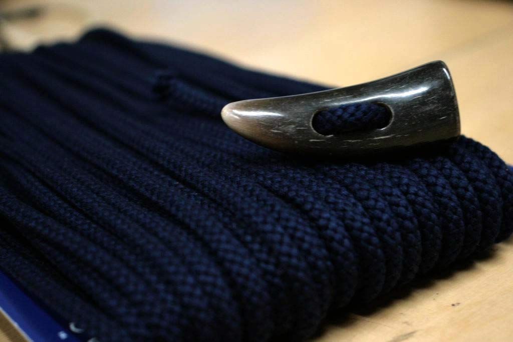 Amazon.co.jp: トグルボタン用ひも ネイビー濃紺色(コート用水牛トグル