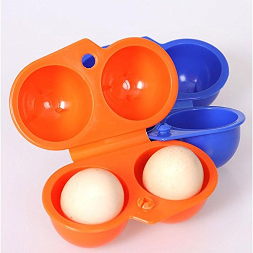 Qkbuza Lot De 2 Boîtes à Oeufs Portable - Conteneur Rangement Œufs Pour Randonnée Et Camping