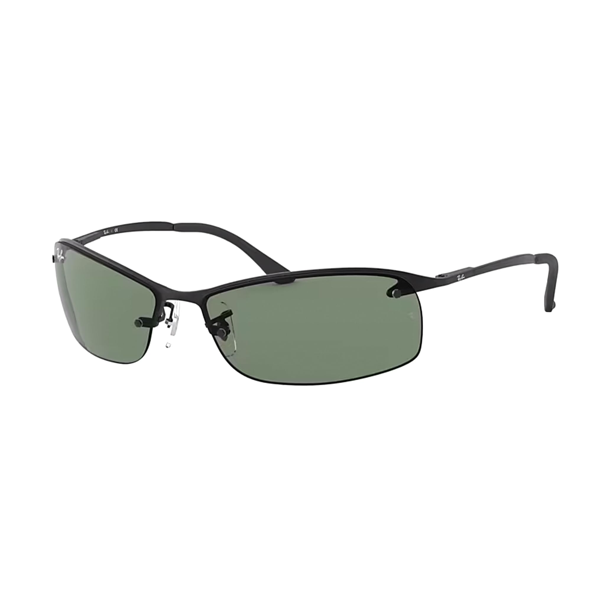 Ray-Ban RB3183 Rectangular Sunglasses For Men +BUNDLE with ACCESSORY EYEWEAR KIT