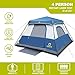 QOMOTOP Cabin Tent, Camping Tent 4 People with Instant Fast 60 Seconds...